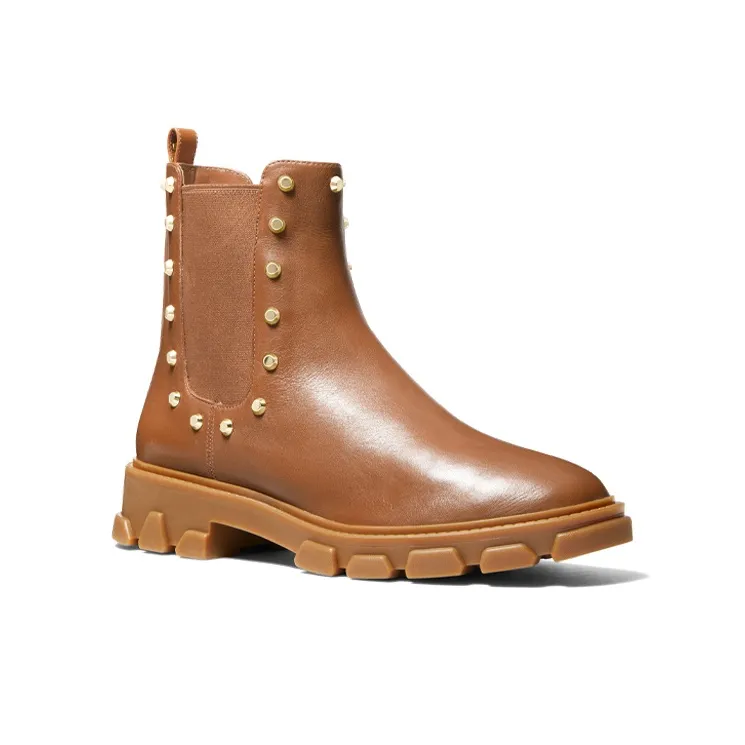 MICHAEL KORS KORS Ridley Short Chelsea Boots Women's Brown-2
