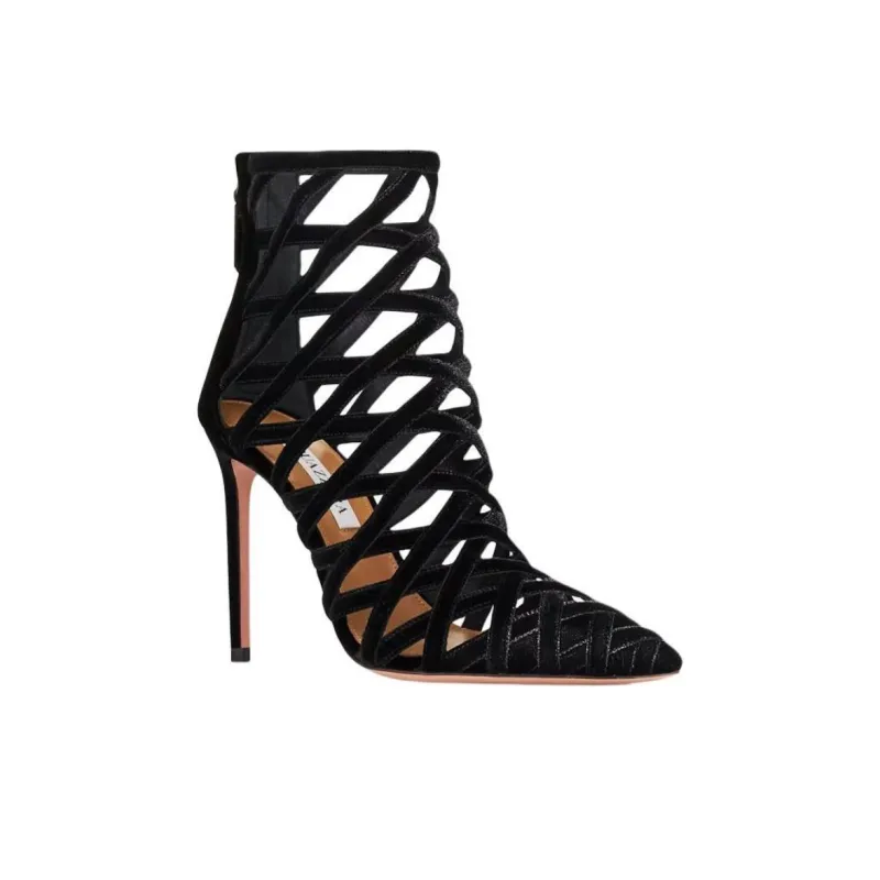 AQUAZZURA Ankle Boots 10.5cm Women's Black-2