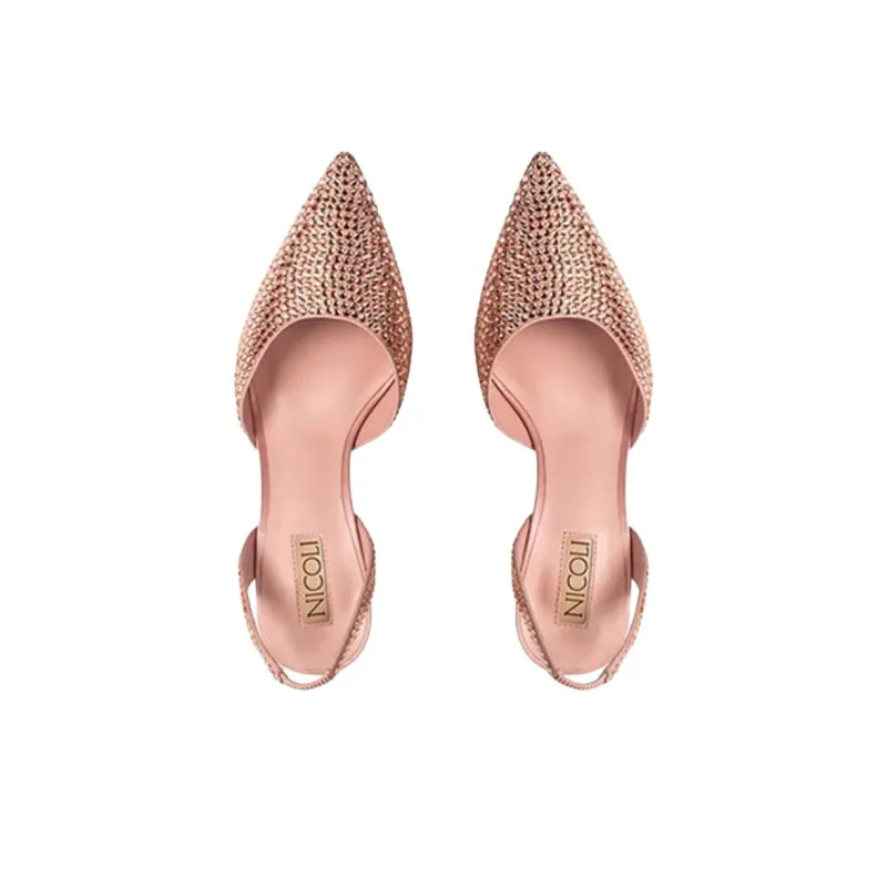 NICOLI Hayley High Heels 8cm Women's Light Pink-4