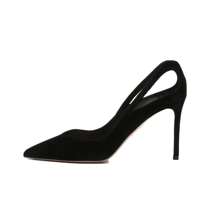 AQUAZZURA Sheeva 85mm Suede Pumps-0
