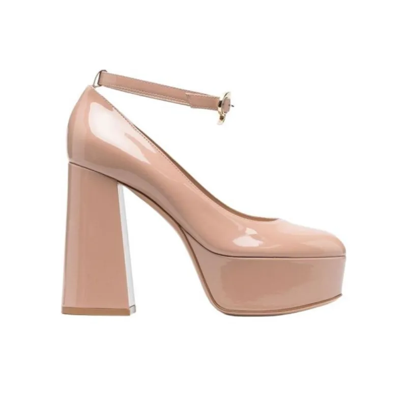 GIANVITO ROSSI High shine Finish 120mm Pumps-1