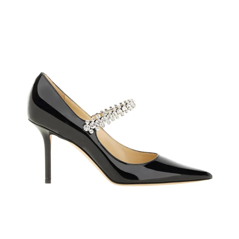 Jimmy Choo Bing Slim Heel High Heels 8.5cm Women's Black-1