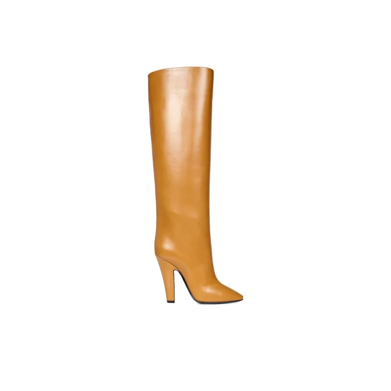 SAINT LAURENT Tube Pointed Toe Boots Women's-1