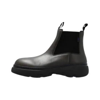 Burberry Creeper Short Chelsea Boots Men's Black