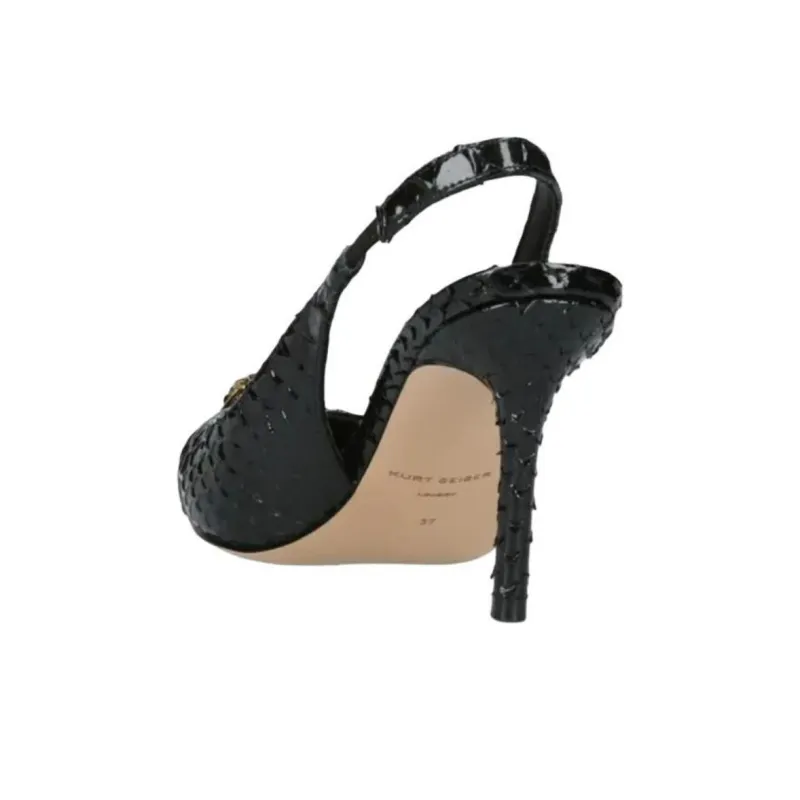 Kurt Geiger London Belgravia Slim Heel High Heels 8cm Women's Black-4