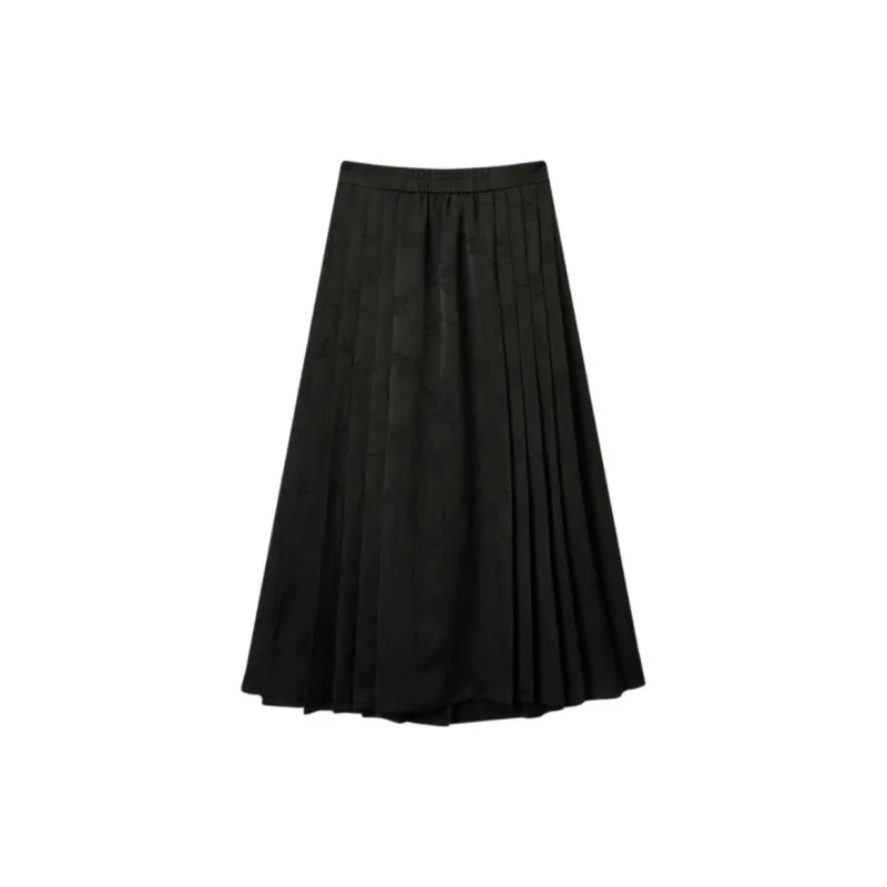 EICHITOO Casual Long Skirts Women's Black-1