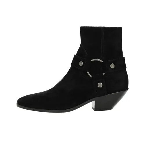 SAINT LAURENT Ankle Boots Women's Black