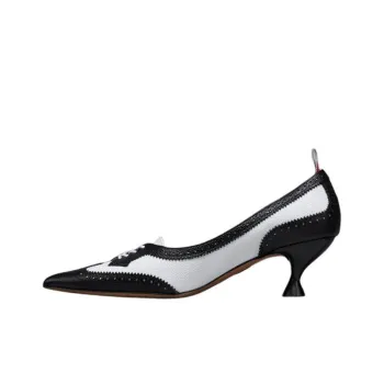 THOM BROWNE· Wingtip Irregular Heel High Heels Women's Black White