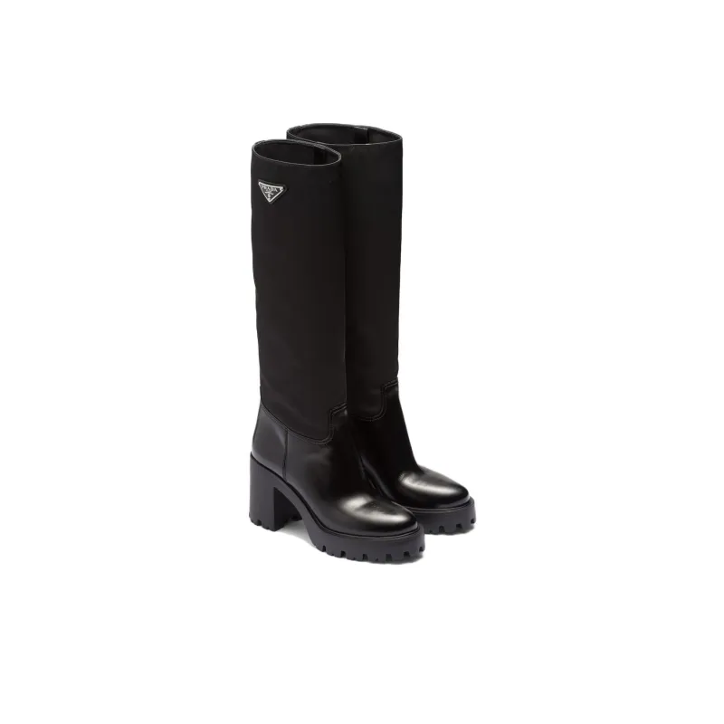 PRADA Re-Nylon Knee-high Boots-2