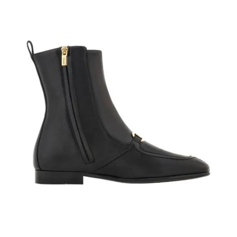 FERRAGAMO Vara Ankle Boots Women's Black-2
