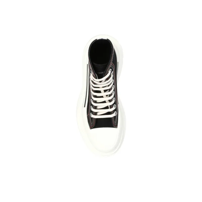 Alexander McQueen Tread Slick Short Platform Shoes Men's Black-4