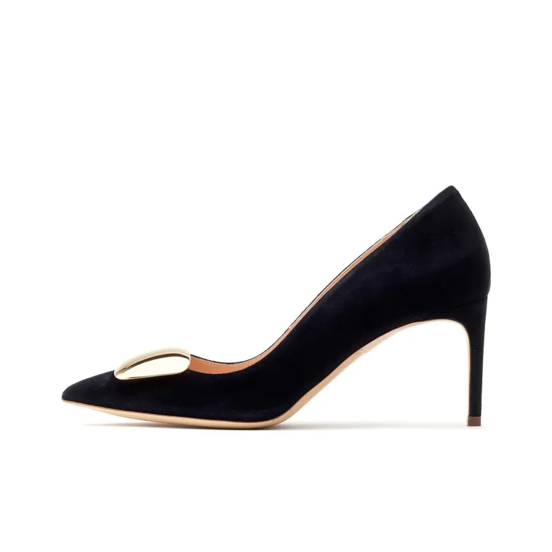 Rupert Sanderson Slim Heel High Heels 7cm Women's Black-0