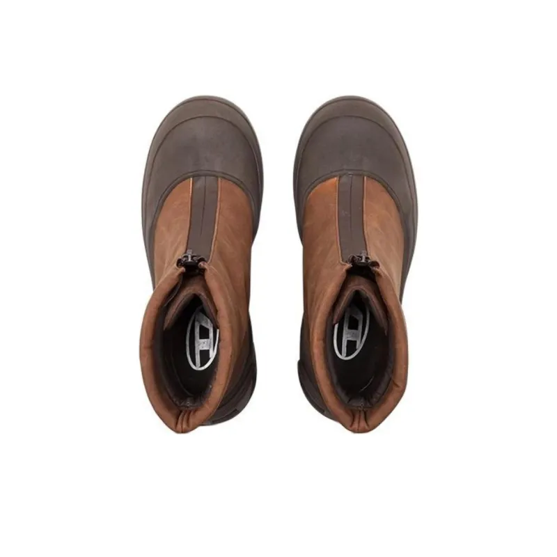 DIESEL DIESEL OVAL-D Series Ankle Boots Men's Brown-4