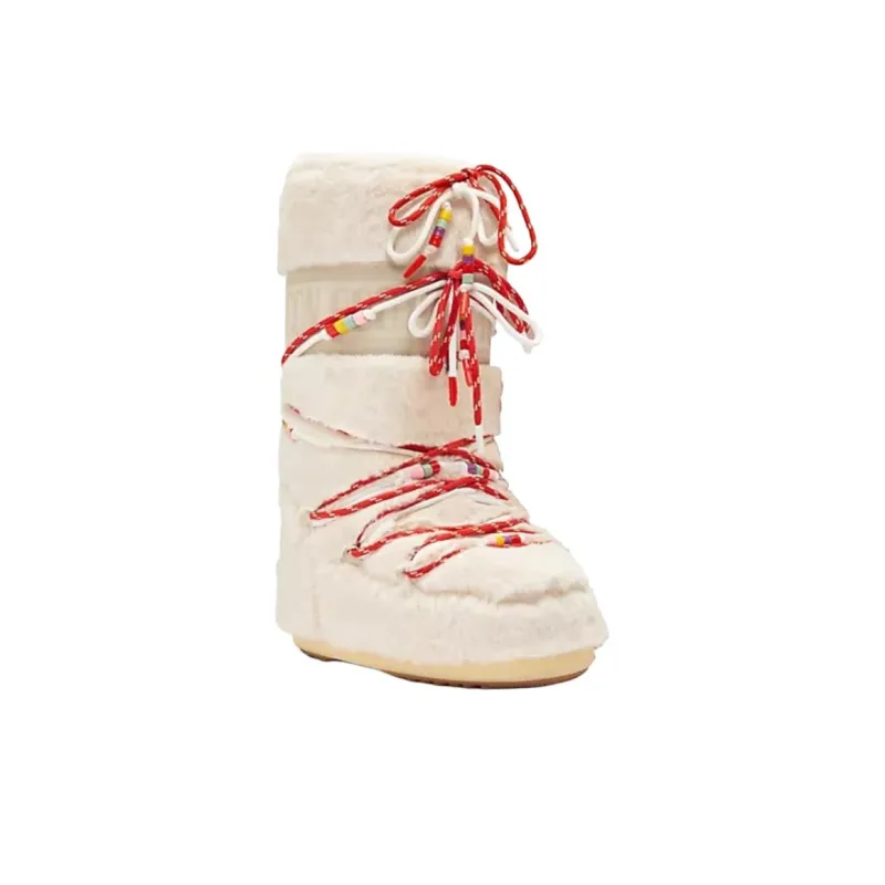 Moon Boot Icon Logo Printed Beads Boots-2