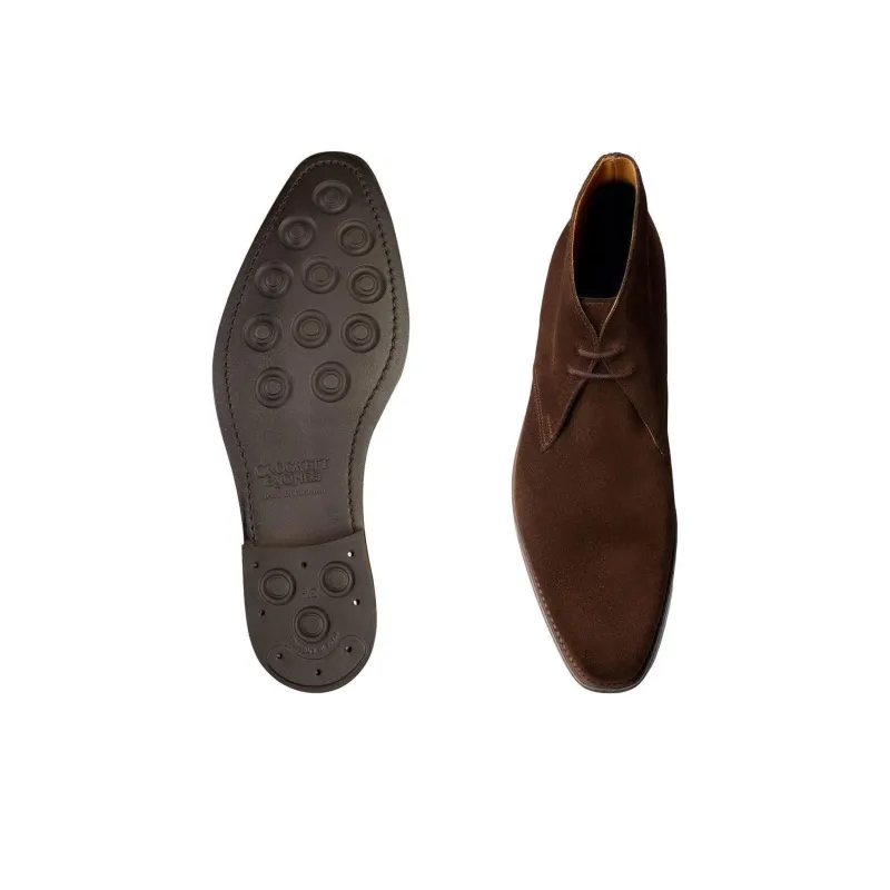 CROCKETT & JONES Tetbury Ankle Boots Men's Dark Brown-3