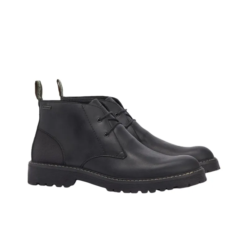 BARBOUR Chukka Ankle Boots Men's Pitch Black-2