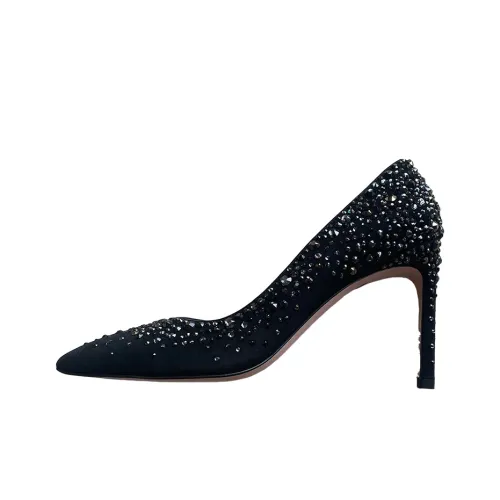 Stuart Weitzman/SW Slim Heel High Heels 9.5cm Women's Black