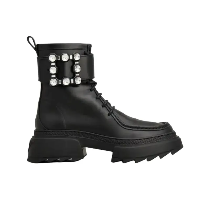 Roger Vivier Embellished Lace Up Boots Women's-1