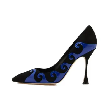 MANOLO BLAHNIK Kasai 105mm Swirl-detail Pumps