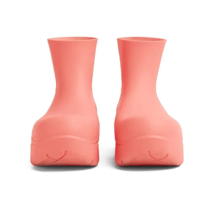 Bottega Veneta Puddle Ankle Boots Women's Pink-3