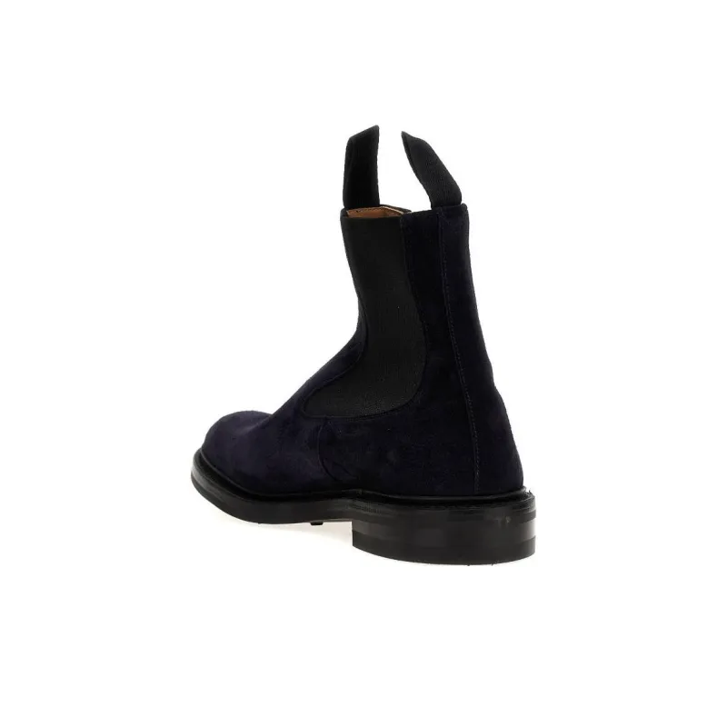 Tricker's Henry Ankle-Length Chelsea Boots Men's Marine Blue-3