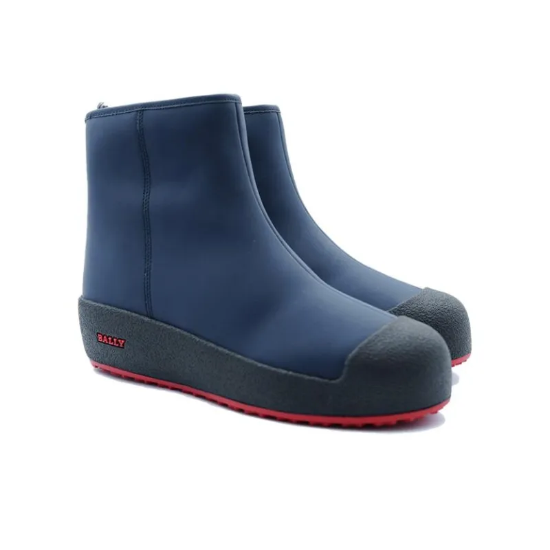 BALLY Short Snow Boots Men's Dark Blue-2