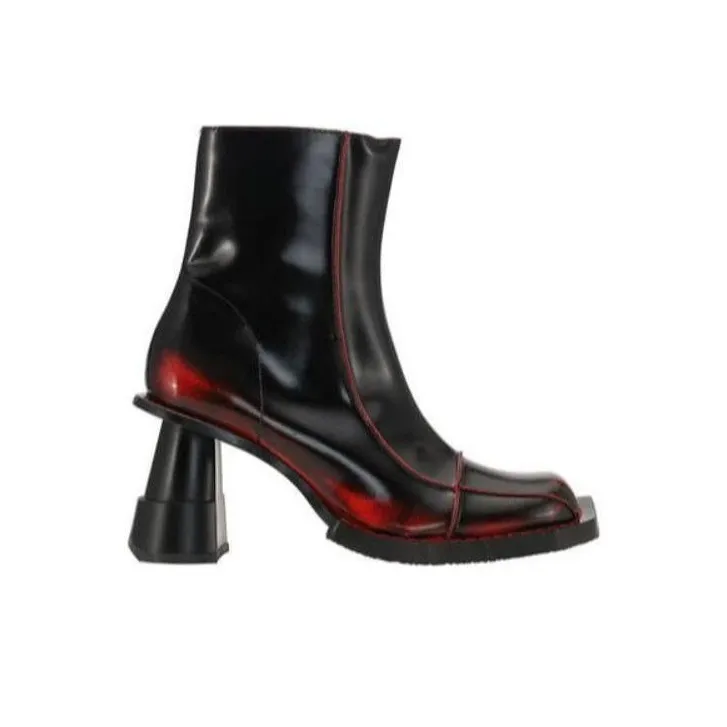 HENRIK VIBSKOV Elle Driver Heel 100mm Leather Boots-1