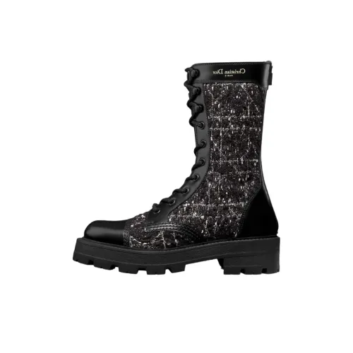 DIOR D Unit Ankle Boots Women's Black