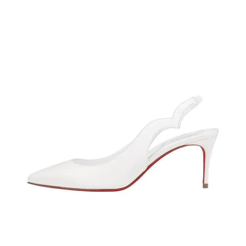 CL LUBOTING Slim Heel High Heels 7cm Women's White