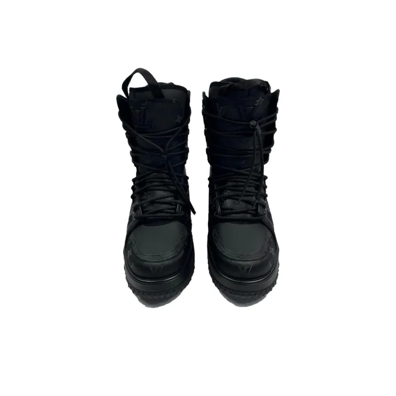 LOUIS VUITTON Lv Trainer Snow Snow Boots 'Black'-3