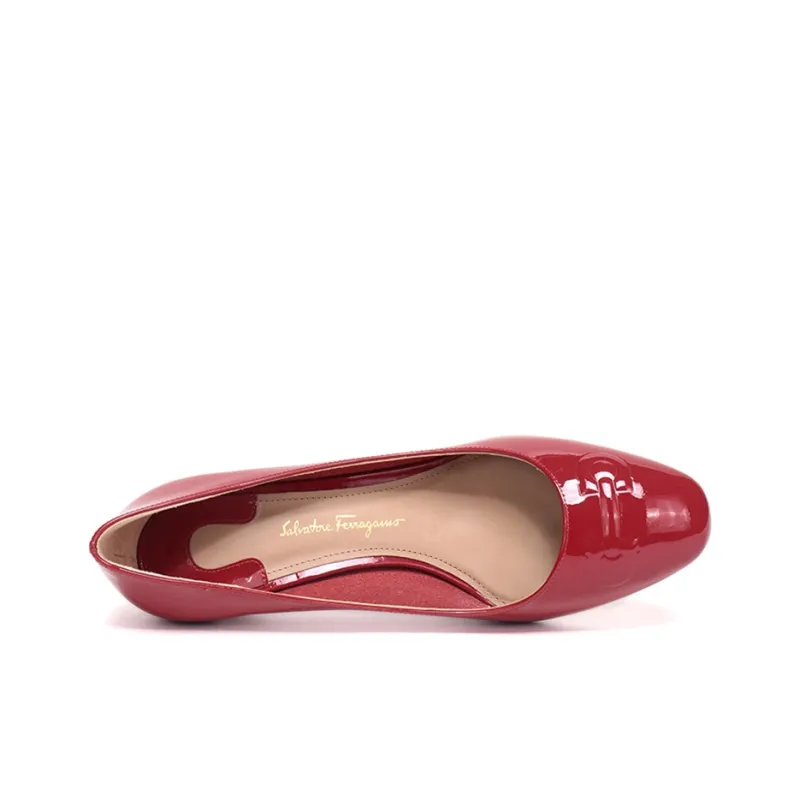 Ferragamo High Heels Women's Red-4
