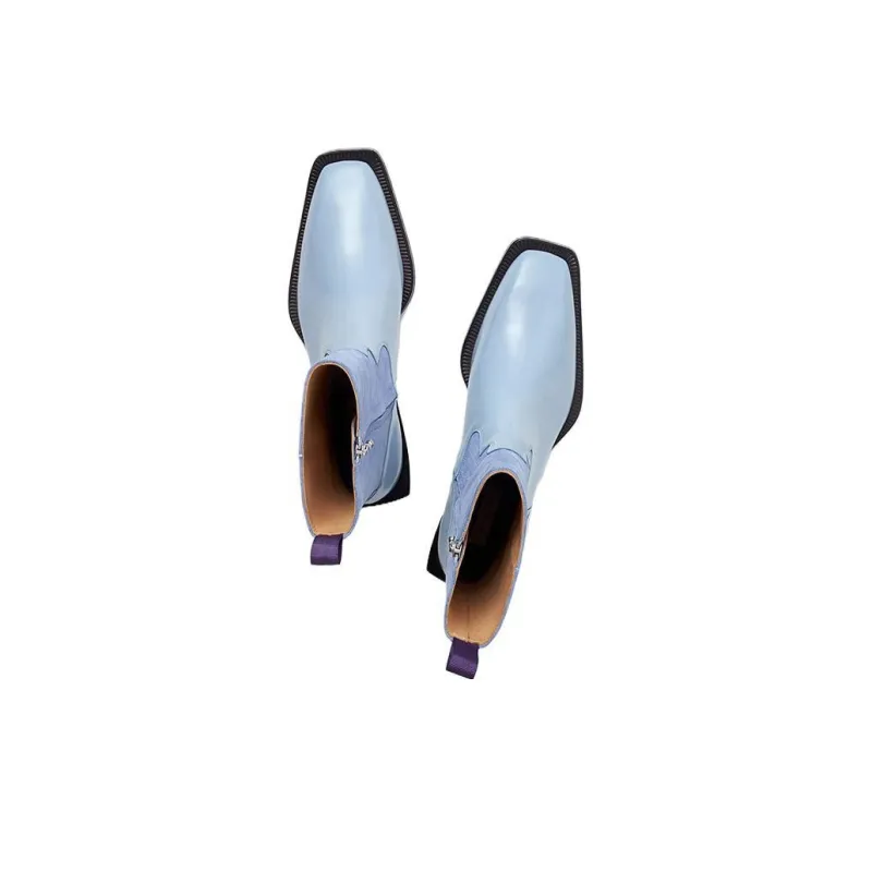 EYTYS Luciano Crew Chelsea Boots Women's Blue-3
