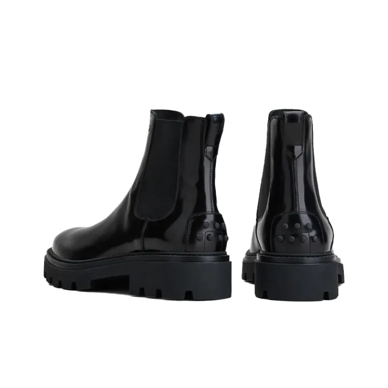 TOD'S Classic Chunky Sole Ankle Boots-3
