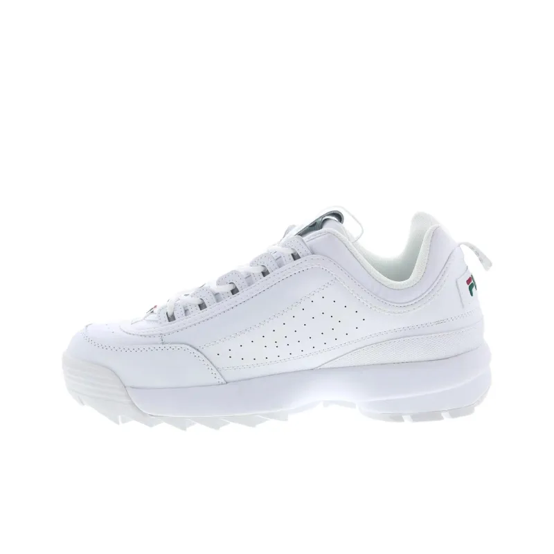 FILA Disruptor 2 Anti-Slip Wear-Resistant Low-Top Casual Shoes Men's White-2