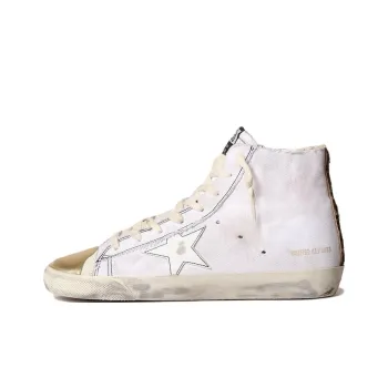 Golden Goose Francy High-top "White / Gold" Sneakers