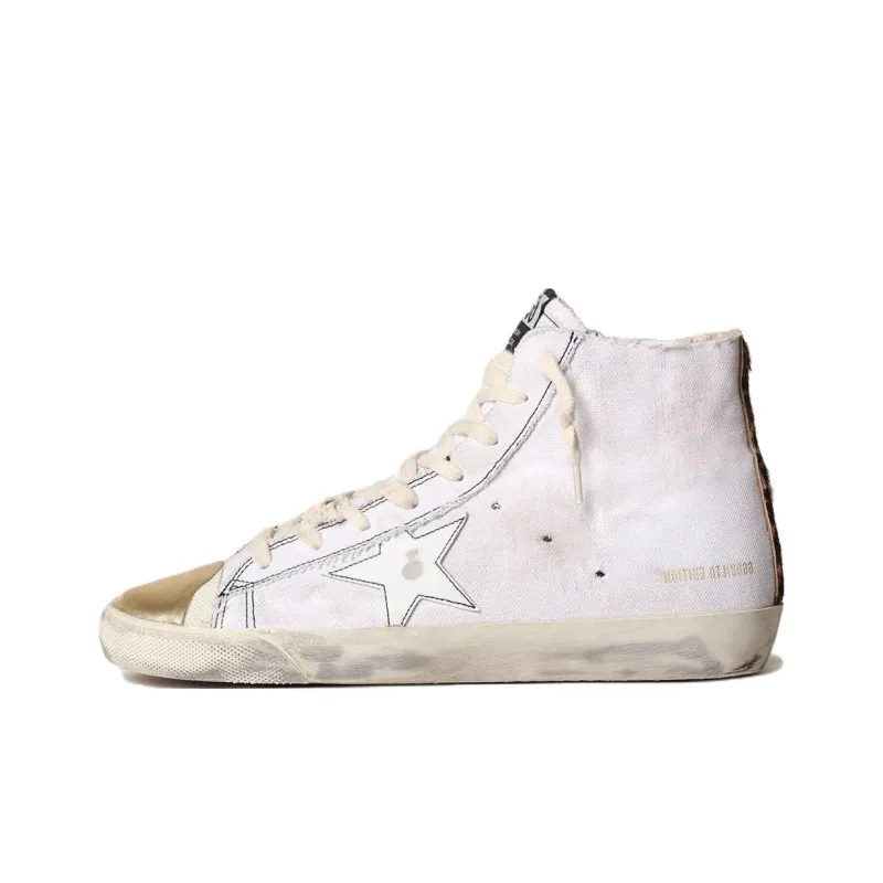 Golden Goose Francy High-top "White / Gold" Sneakers-0