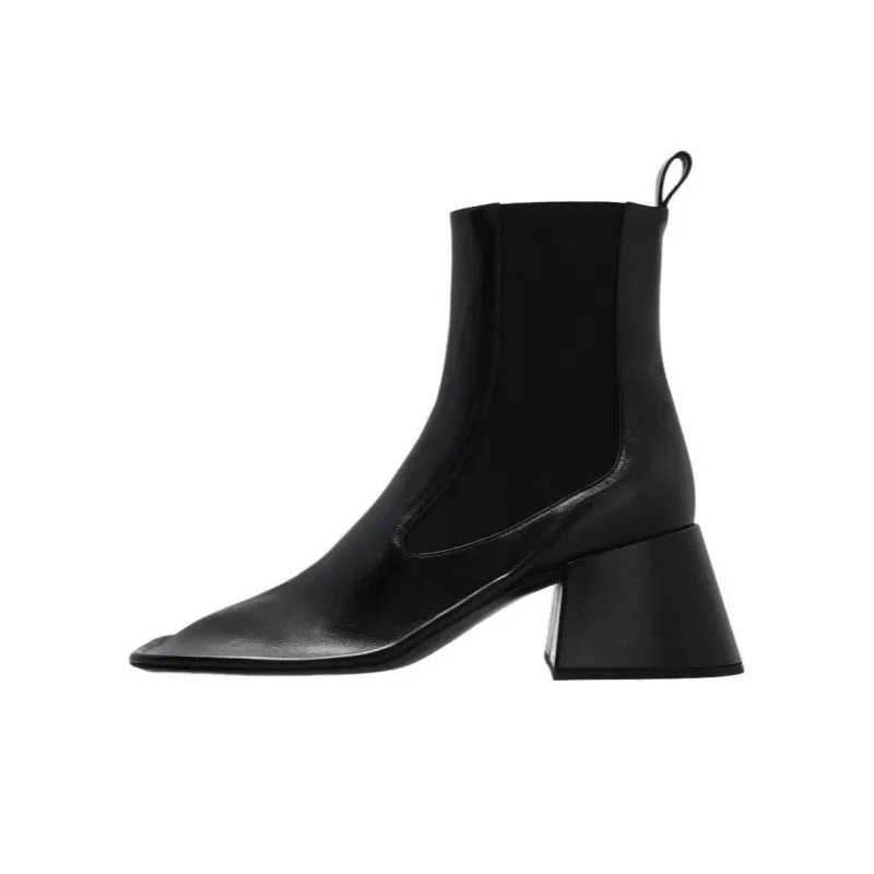 JIL SANDER Square-toe 65 Ankle Boots-0