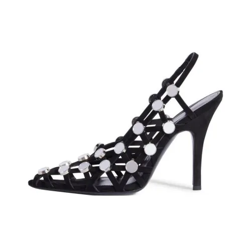 The Attico Grid Pointed Toe Pumps