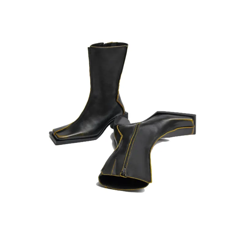 MIISTA Ankle Boots 5cm Women's Black-2