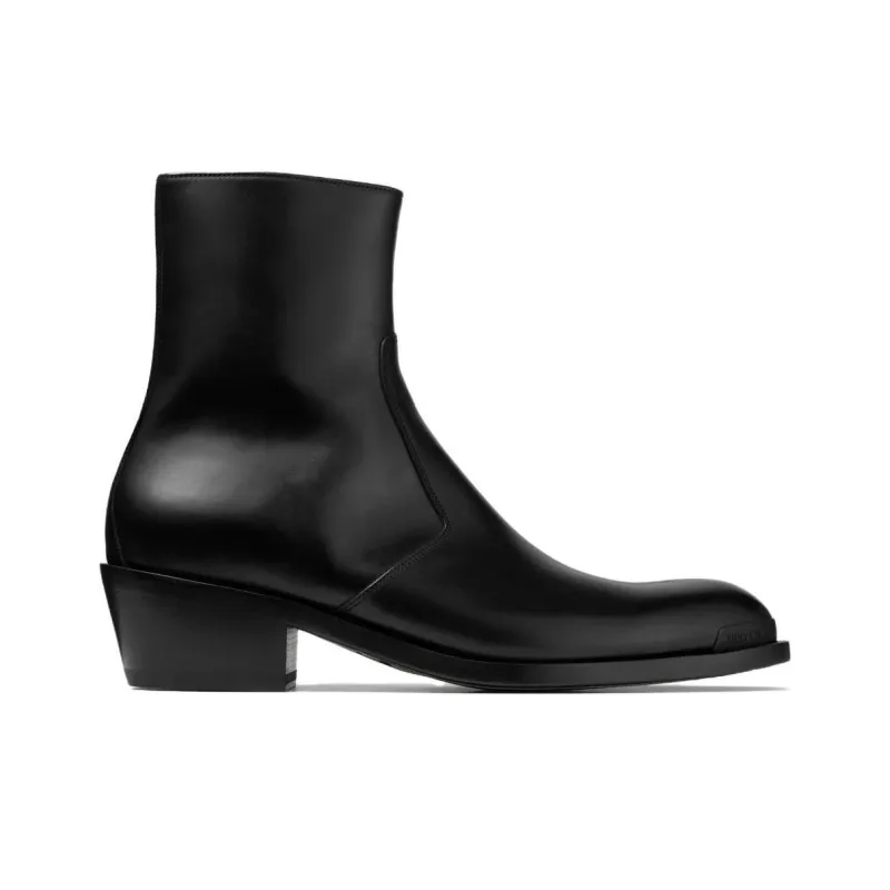 Jimmy Choo Sammy/M Leather Ankle Boots-1