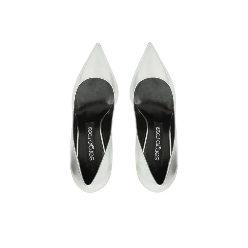 SERGIO ROSSI Godiva Leather Pumps-3