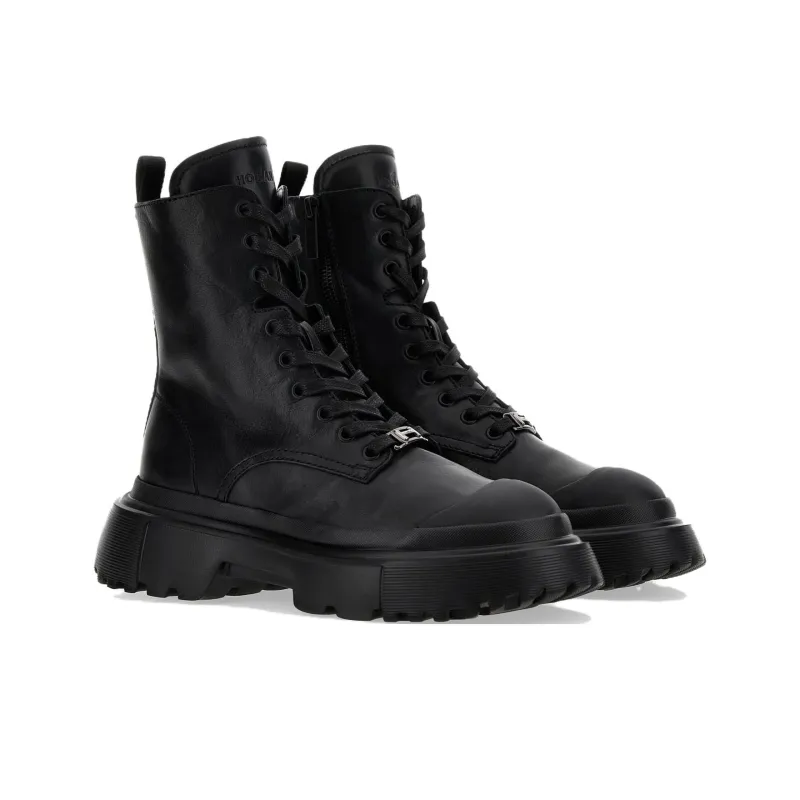 HOGAN H619 Combat Boots Women's-1
