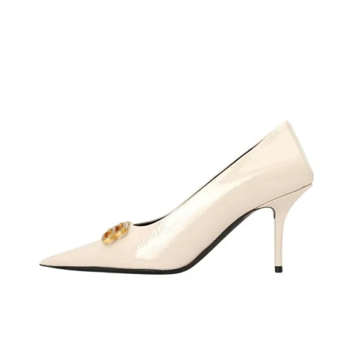 Balenciaga Slim Heel High Heels 8cm Women's Light Umber