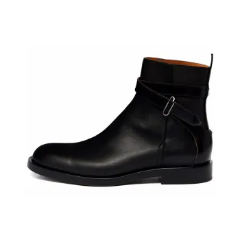 OFF WHITE Paperclip Ankle Boots Black