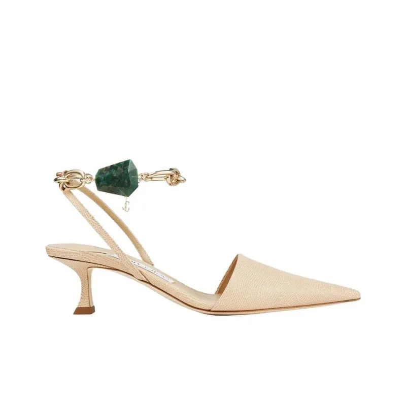 Jimmy Choo Rue 50 High Heels Women's Barley-3