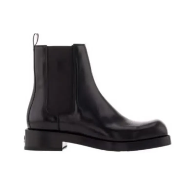 LOUIS VUITTON Short Chelsea Boots Men's Black-2