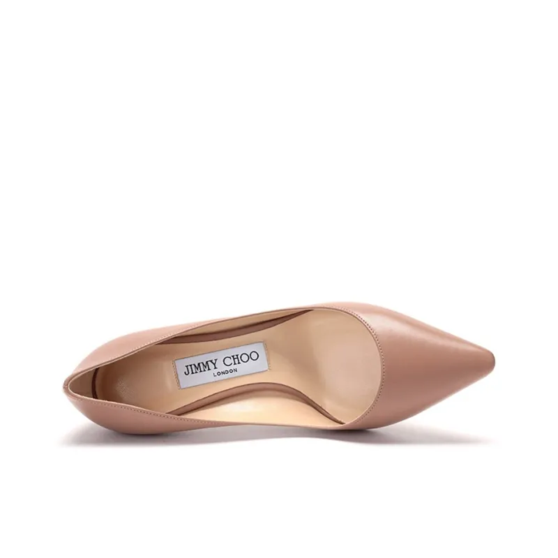 Jimmy Choo ROMY Slim Heel High Heels 6cm Women's Pink-4