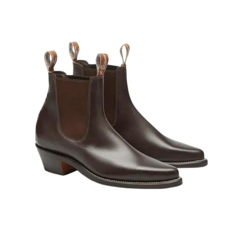 R.M.WILLIAMS Millicent Short Chelsea Boots 4.5cm Women's Brown-3