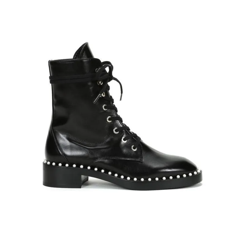 Stuart Weitzman/SW Sondra Ankle Boots Women's Black-1