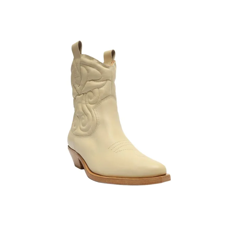 Schutz Zachy Ankle Boots 3cm Women's Beige-2